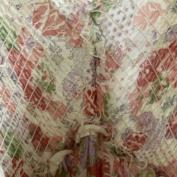 Vintage Rare Jack Kramer Prairie Floral Maxi Dress - small/medium - Picture 7 of 9